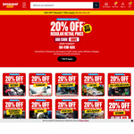 20% off Almost Everything Storewide (Online Only, Exclusions Apply) @ Supercheap Auto