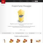 Large Pineapple Frozen Fanta $1 @ McDonald's