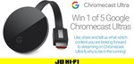 Win 1 of 5 Google Chromecast Ultras from JB Hi-Fi