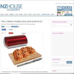 Win 1 of 3 ($50 Bakers Delight Vouchers, Bread Bins, Bread Board + Knife) from NZ House + Garden