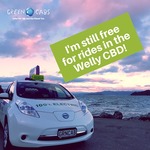 Free Taxi Rides within Wellington CBD, Monday-Friday, 10AM-3PM with Green Cab