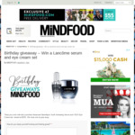 Win a Lancôme Serum and Eye Cream Set from Mindfood