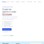 Free Crypto Tax Report (First 1000 New Users) @ Koinly IO