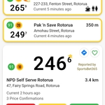 Unleaded 91 $2.466 @ NPD Rotorua