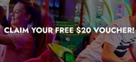 Free $20 Arcade Credit Voucher (Redeemable in-Store Only) + Spend an Extra $40 to Receive $120 Credit @ Timezone Fun App