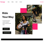 [Wellington] 15 Free Minutes (Unlock Fee Applies) @ Flamingo Scooters