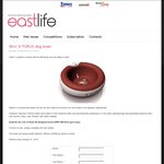 Win a TORUS Pet Bowl (Worth $60) from Eastlife