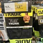 Tradie Men’s Trunks - 2 for $12.50 @ Woolworths North Island Stores