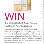 Win 1 of 9 Flawless Start Instant Perfecting Primers from Your Weekend