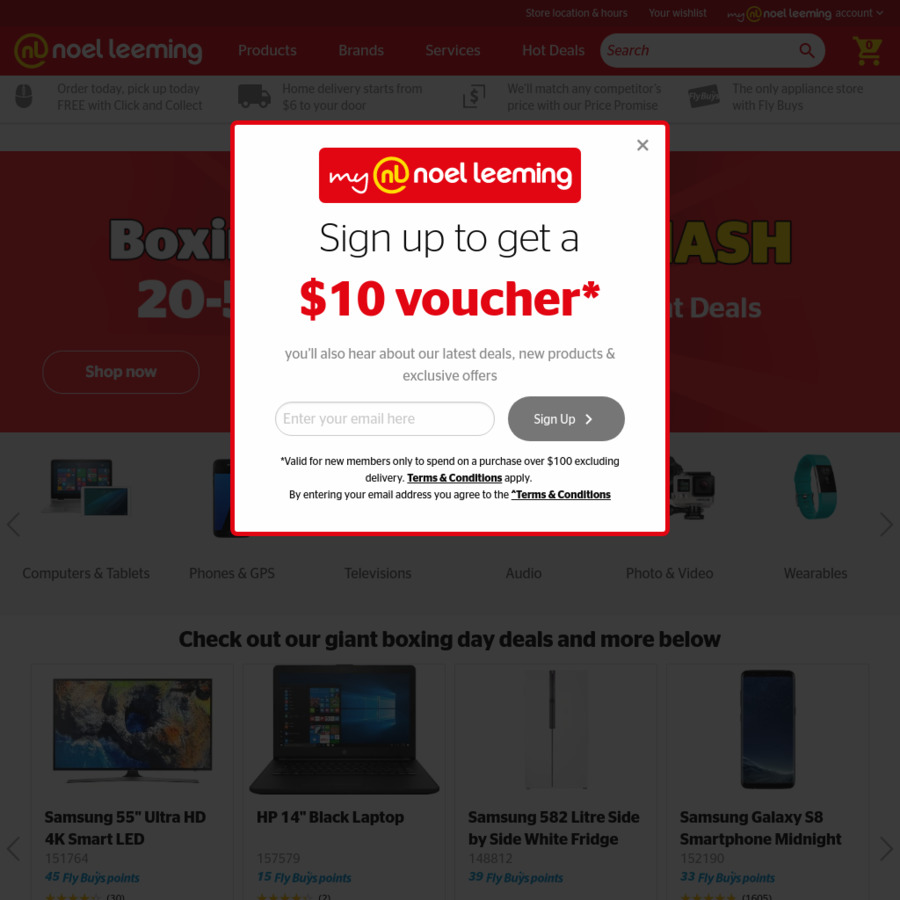 Noel Leeming Boxing Day Sale (Fisher & Paykel 7kg Washing Machine 598