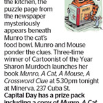 Win a copy of Munro A Cat A Mouse A Crossword Clue from The