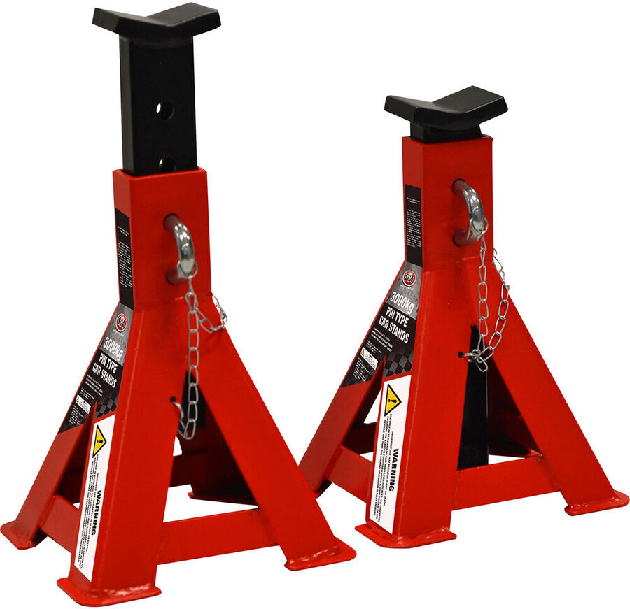 SCA Car Stands Pin 3000kg 60 (Was 110), Hydraulic Trolley Jack 1400kg