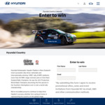 Win a Rally Ride for You and a Friend with Hayden Paddon @ Hyundai NZ