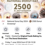 [Christchurch] Free Donut for the First 2500 People in-Store (One Per Person) @ Original Foods