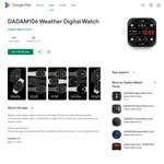 [Android, WearOS] A$0.49 Discounted Watch Face - DADAM106 Weather Digital Watch (Was A$1.89) @ Google Play
