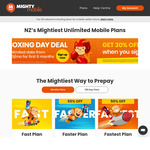 Faster (Unlimited Data, Capped at 50mbps) $25/M, Fastest (Unlimited Data, Max Speed) $40/M for 1st 6 Months @ Mighty Mobile