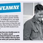 Win a Double Pass to See Ivan Coyote from The Dominion Post (Wellington)