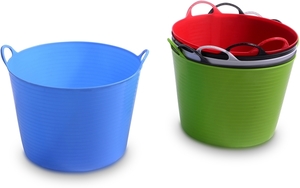 Ezy Storage 42L Assorted Colour Flexi Storage Tubs - Bunnings