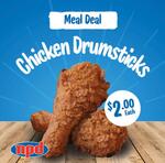 $2 Fried Chicken Drumsticks (Normally $3.80) @ NPD Refresh Cafe (South Island)