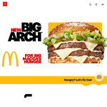 Free - Large Frozen Drink @ Mcdonald's App