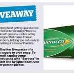 Win 1 of 5 Packs of a 1 Month Supply of Berocca Kick from The Dominion Post