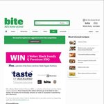 Win a Weber Black Family Q Premium BBQ or 2 Qantas VIP Taste of Auckland Tickets from Bite