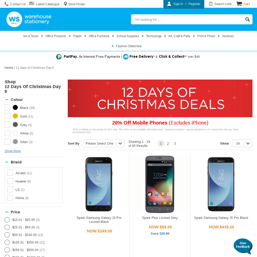 Warehouse Stationery 24 off Phones (with Coupon Code) ChoiceCheapies