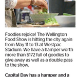 Win a Hamper + a Double Pass to The Wellington Food Show from The Dominion Post