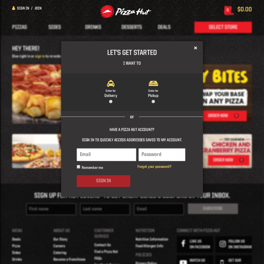 Free Large Fries with 8 Spend Pizza Hut ChoiceCheapies