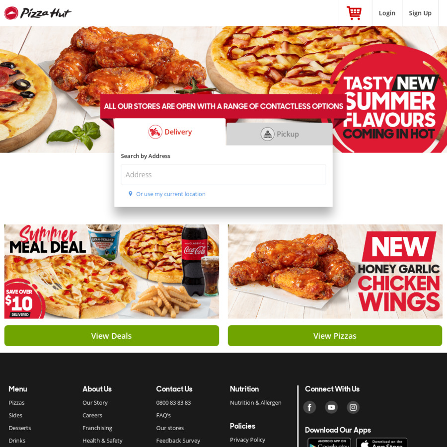 TwoForOne Deluxe Pizzas Pizza Hut ChoiceCheapies
