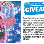 Win 1 of 2 Double Passes to Stutterpop (Show) Sept 1 [Wellington] from The Dominion Post