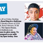 Win a Double Pass to Dead Dog in a Suitcase from The Dominion Post (Wellington)