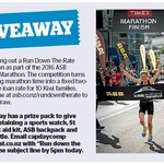 Win a Sports Watch, St John First Aid Kit, ASB Backpack and Drink Bottle from The Dominion Post