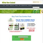Tulsi Tea Combo Pack - 3 Products of Tea - $25.50 + Shipping @ Herbal New Zealand