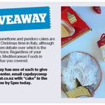 Win a Panettone or Pandoro Cake from The Dominion Post (Wellington)