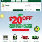 $20 off Your First Online Order (Min Spend $150) @ Countdown