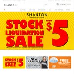 Liquidation Sale from $5 & FREE Delivery (No Min Spend) @ Shanton