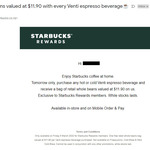 Free Bag of Whole Beans ($11.90 Value) with Every Venti Espresso Beverage @ Starbucks (Requires Rewards Membership)