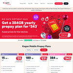 30% off Large (15GB/M for $231) and Extra Large (32GB/M for $343) Mobile 365 SIM Plan (Voucher Expires 30/11/26) @ Kogan NZ