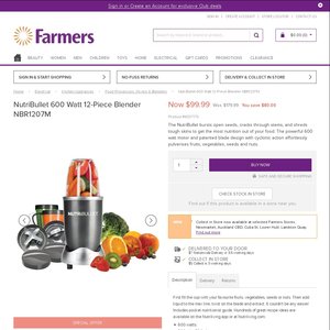 Farmers nutribullet best sale