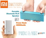 Win a Xiaomi Bluetooth V4.0 Speaker or a Power Bank 10000mAh