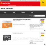 Samsung EVO Micro SDHC 16GB $12.99, 32GB $26.99; Strontium NITRO 16GB $12.99, 32GB $29.99 @ NL