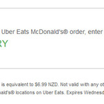 Free Delivery at McDonald's on Uber Eats