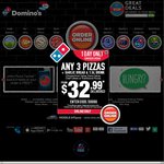 Chef's Best & Traditional Pizza Pickup $7 (Normally $11/ $12) Value Pizza $6 Pickup @ Domino's