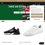 Extra 40% off, Stack with 50% off Outlet (except 'Excluded from Promotions' Items) @ Puma NZ
