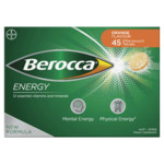 Berocca Energy Orange Flavour Effervescent Tablets 45pk $20.99 @ New World (North Island Stores)