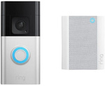 RING Battery Video Doorbell Plus & Chime Bundle $193.03 Delivered (Was $229) @ PB Tech