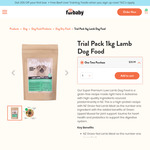 50% off 1kg Premium NZ Made Dog Food: Chicken $10, Lamb $10.50 + $4.99 Shipping @ Feed My Fur Baby