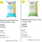 Market Kitchen Potato Chips 150g (Assorted Flavours) $0.97 (in-Store Only) @ The Warehouse, Warehouse Stationery