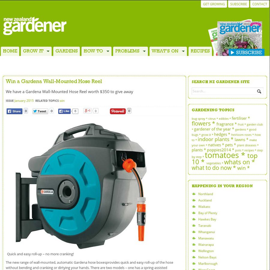 Win A Gardena Wall Mounted Hose Reel Worth 350 From Nz Gardener Win A Gardena Wall Mounted Hose Reel Worth 350 From Nz Gardener Choiceies Competitions